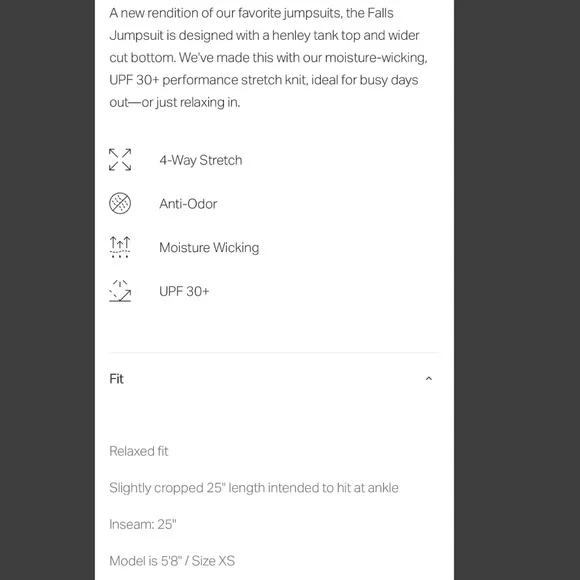 vuori falls wide leg jumpsuit in black heather - Picture 5 of 10